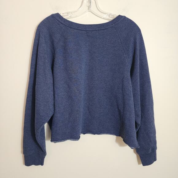 47 Brand Dallas Cowboys long sleeve cropped sweatshirt woman's size large - Picture 9 of 12